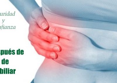 ¿Dolor despues de una cirugia de vesicula?