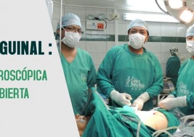 Hernia inguinal: cirugía laparoscópica vs. Cirugía abierta
